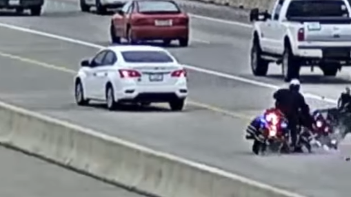 police motorcyclists collide